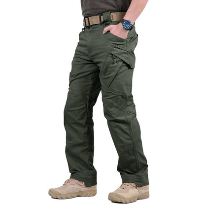 🔥Bestseller🔥【S-5XL】Pantaloni tactici cargo pentru bărbați, cu model camuflaj și buzunare
