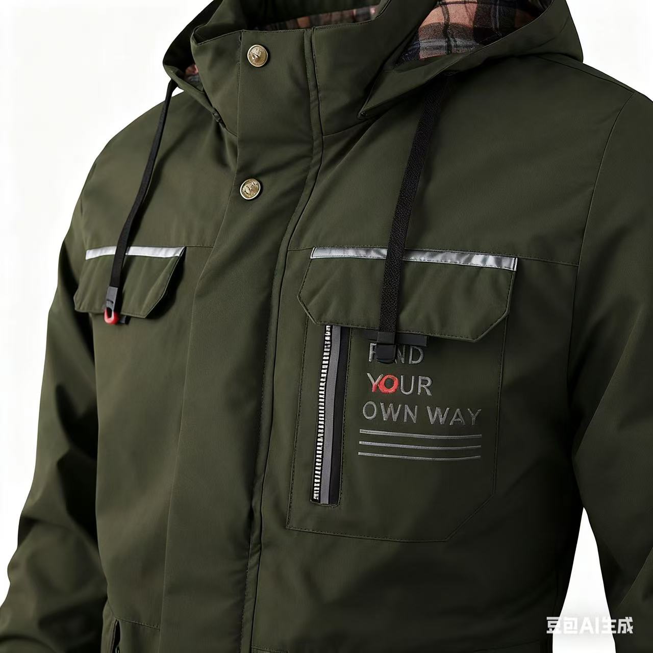 🔥50% popust za jesen/zimo【Velikosti M-4XL】Moška topla jakna model 2025, odporen proti vetru in vodi