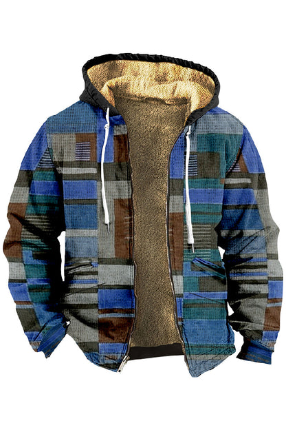 【Polovičná cena na jeseň a zimu】Pánska jesenná a zimná bunda, vysokokvalitný voľný štýl, hrubý plyš, teplá a pohodlná