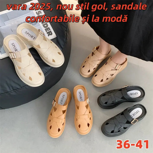 【⚡Reducere de 50% pentru o perioadă limitată】【36-41】 vara 2026, nou stil gol, sandale confortabile și la modă