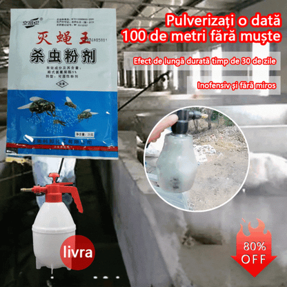 【Pachet de 10 bucăți】🦟❤️Special conceput pentru a alunga și ucide țânțarii și muștele din ferme, un singur pliculeț poate ucide purici, lăcuste, gândaci, muște și țânțari!