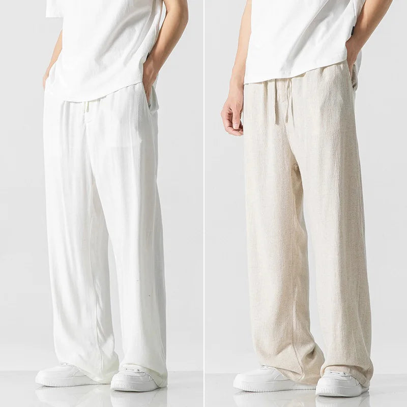 🔥【Cumpără 1 Primești 1 Gratuit】Pantaloni casual confortabili de vară, confecționați din bumbac și in