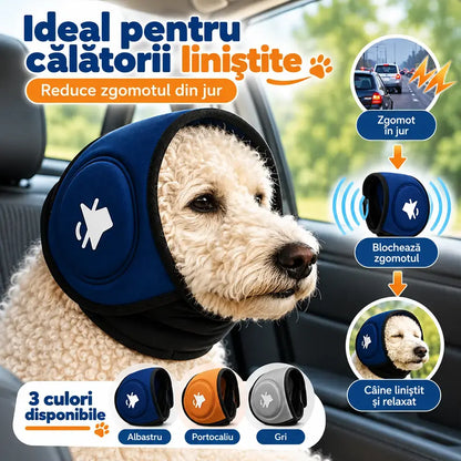 🎧 Ofertă Limitată: Cumpără 1, Primești 1 Gratis (Set 2 Bucăți)! Căști Antifonice și Protecție Zgomot pentru Câini · Calmează Anxietatea!