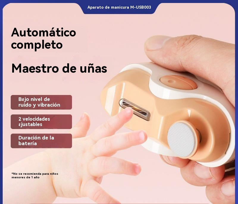 ✂️💅¡Último día de la oferta! 50% de descuento🔥 Lima de uñas eléctrica multifuncional, cortauñas eléctrico con protección antipellizcos