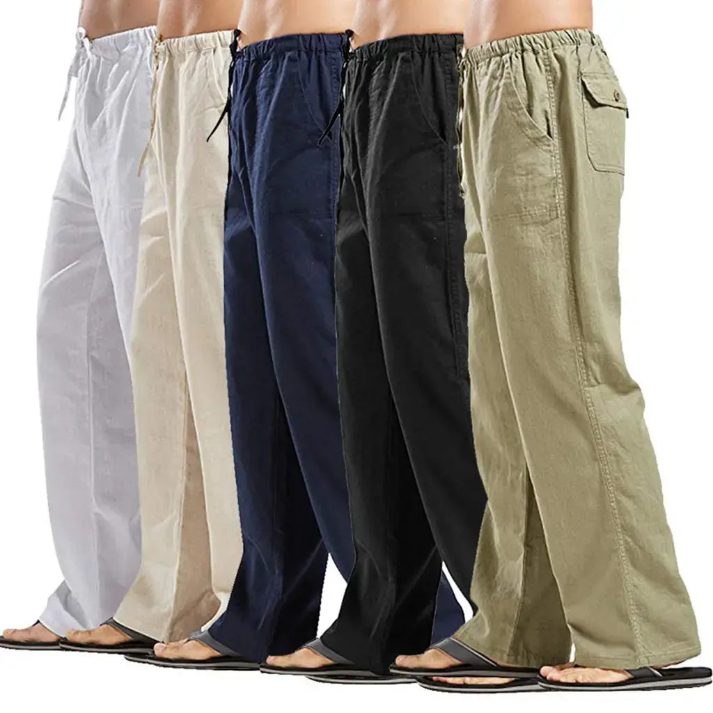 💥👖 Pantaloni casual pentru bărbați, confecționați din bumbac de înaltă calitate, moi și respirabili