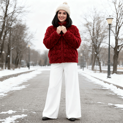 🔥🔥【Спешна покупка с половина цена в края на месеца】Ново модело забавно яке за жена за сезона есен-зима