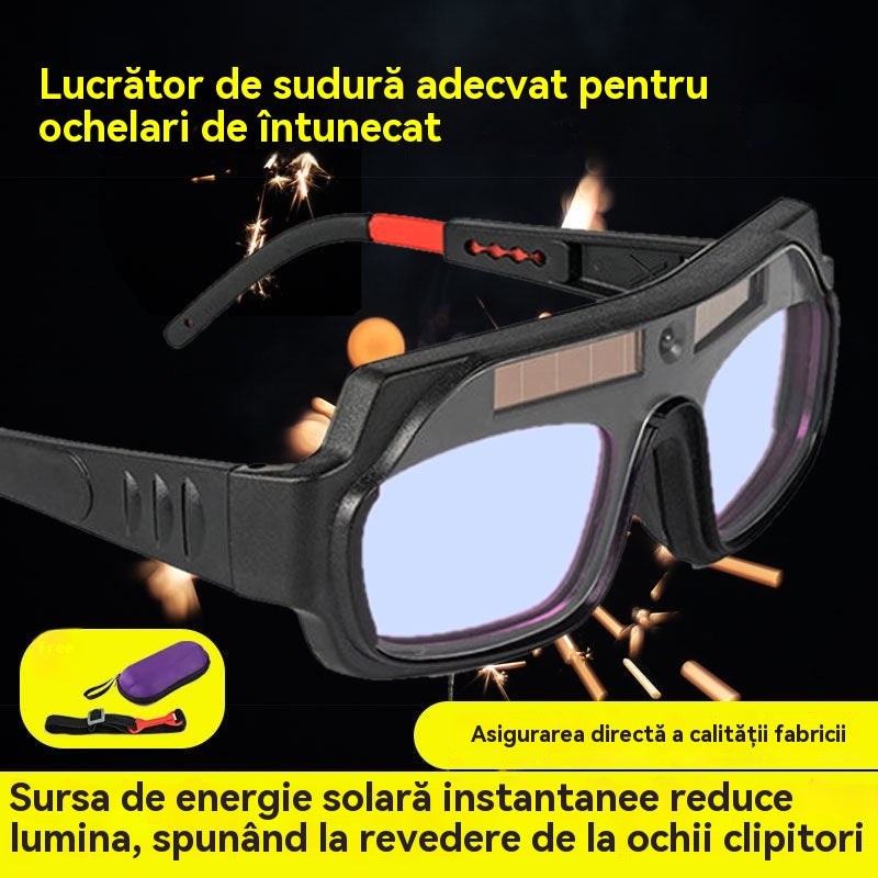 💥🔥🕶️ Купи 1, вземи 1 безплатно – Професионални заваръчни очила с автоматично затъмняване и UV защита