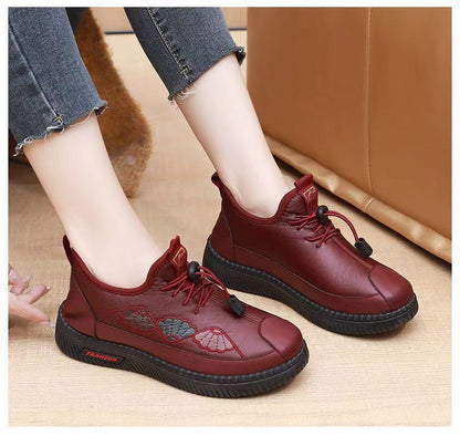 🌈Wysokiej jakości damskie obuwie⛄【rozmiary 35-41】jesienne i zimowe wygodne sneakersy, miękka podeszwa, naturalna skóra