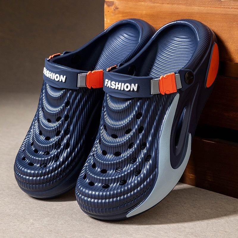 👟 Ofertă specială cu 50% reducere 🌬️ Sandale multifuncționale pentru bărbați, cu talpă EVA îngroșată – antiderapante, ultraușoare și respirabile, ideale pentru plajă, sport și purtare zilnică 🏃‍♂️