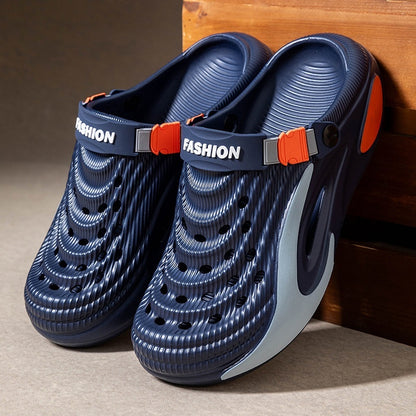 👟 Ofertă specială cu 50% reducere 🌬️ Sandale multifuncționale pentru bărbați, cu talpă EVA îngroșată – antiderapante, ultraușoare și respirabile, ideale pentru plajă, sport și purtare zilnică 🏃‍♂️