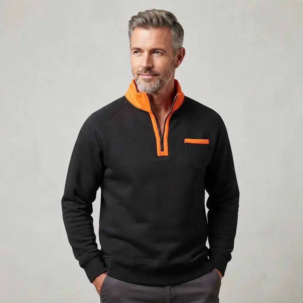 ✨🔥Hanorac sport nou pentru bărbați, termic, cu căptușeală din fleece