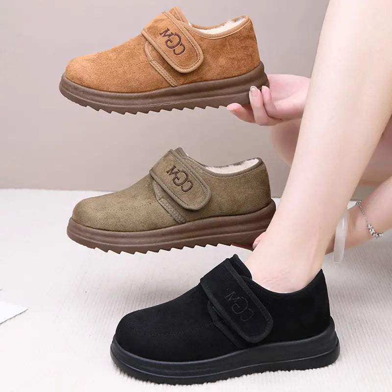 【36–41】Botine de iarnă pentru femei, la modă, cu căptușeală pufoasă