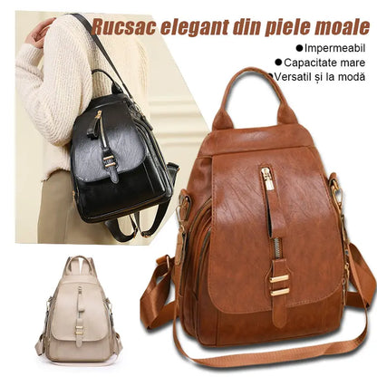 🎒 2026 Nou rucsac pentru femei, la modă și versatil, de mare capacitate din piele PU