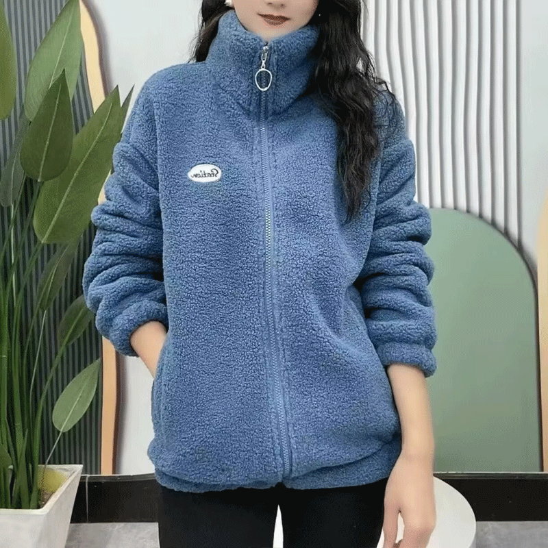 【⚡50% намаление за есен и зима⚡】Дамска пуховина от памук с дебела памучна овчина за есен и зима