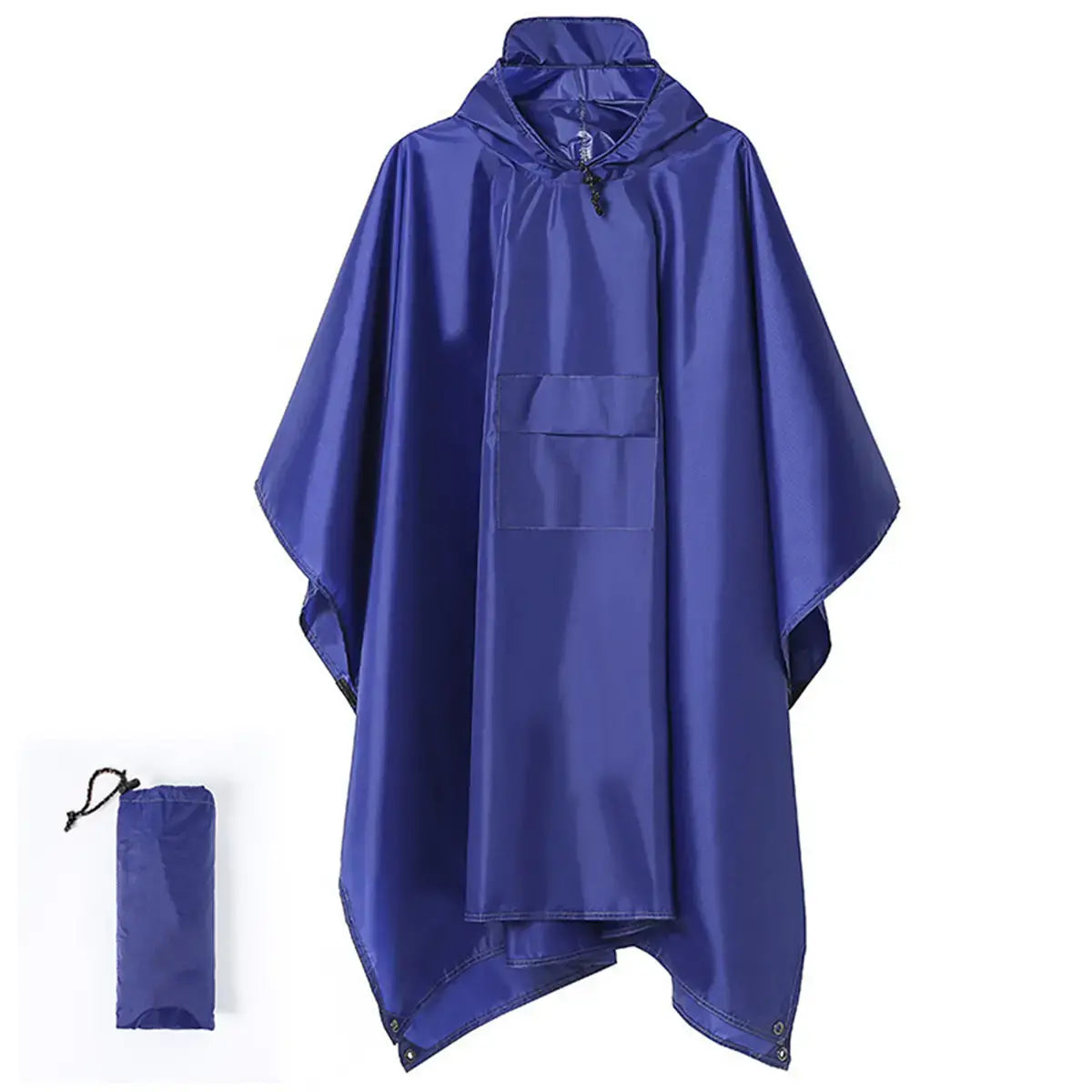 🏕️ Poncho de ploaie multifuncțional 3 în 1 | Pelerină impermeabilă + Cort de camping + Saltea de sol | Pentru drumeții și camping 🌧️