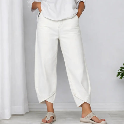 👖【Denim îmbunătățit, moale și respirabil】 blugi largi  casual la modă