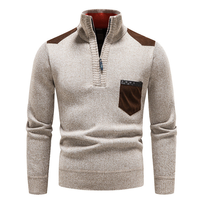 ❤️‍🔥【M-3XL】Pulover casual pentru bărbați cu fermoar, colecția toamnă/iarnă