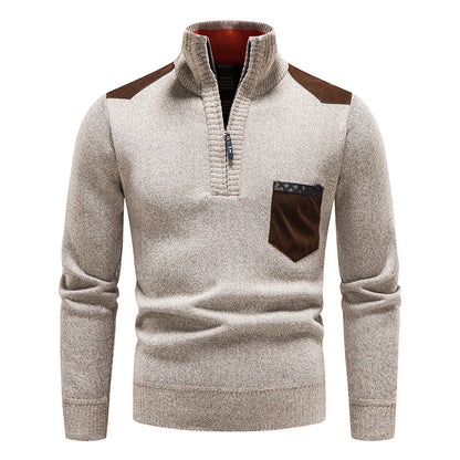❤️‍🔥【M-3XL】Pulover casual pentru bărbați cu fermoar, colecția toamnă/iarnă