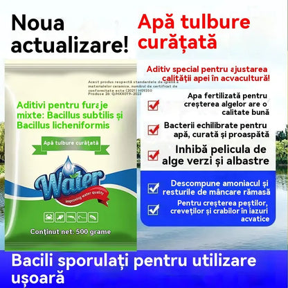 🌊【500g】 Pudră Premium pentru Iaz | Clarificator de Apă și Control al Algelor