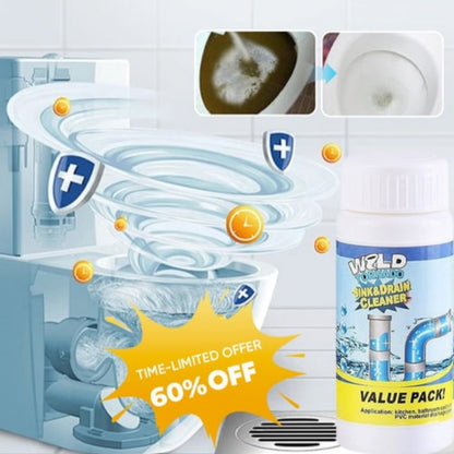 🛁💦【Купете 1, вземете 1 безплатно】🌟Почистващ препарат за мивки и канали: Пяна с висока плътност от екстракти и разграждащи ензими.