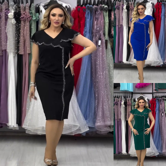 👗💥【S-5XL】Дамска дълга рокля с широк колан