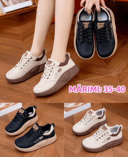【35–40】Pantofi casual moderni, cu talpă groasă – model nou 2026