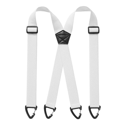 Bretele Reglabile pentru Bărbați în Formă de X, Cu Clipsuri Metalice Puternice, Stil Clasic și Elastic pentru Pantaloni