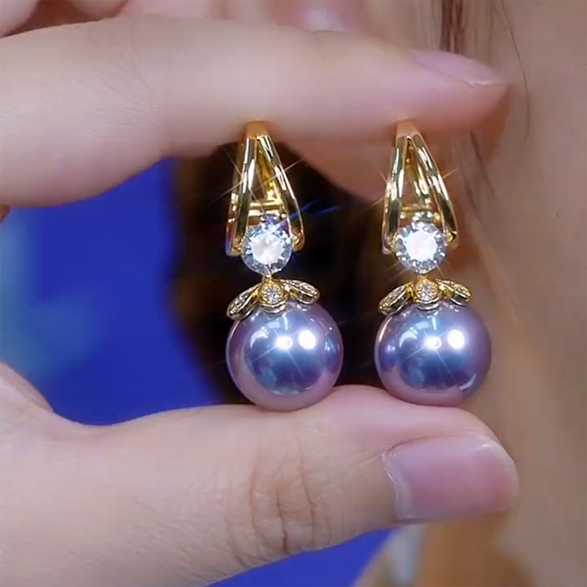 💋【50%OFF】 Pendientes de plata con perlas de lujo francés de nuevo estilo 2026