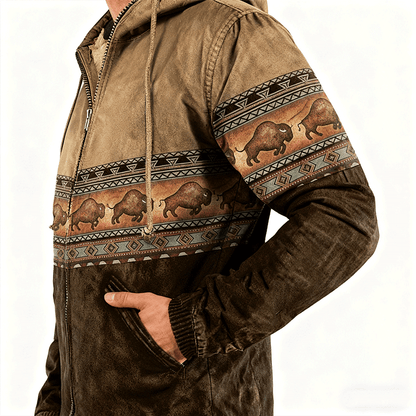 🎄🎄【S-4XL】Modne męskie kurtka z cienkiego sametu, ochronna i gruba na jesień i zimą