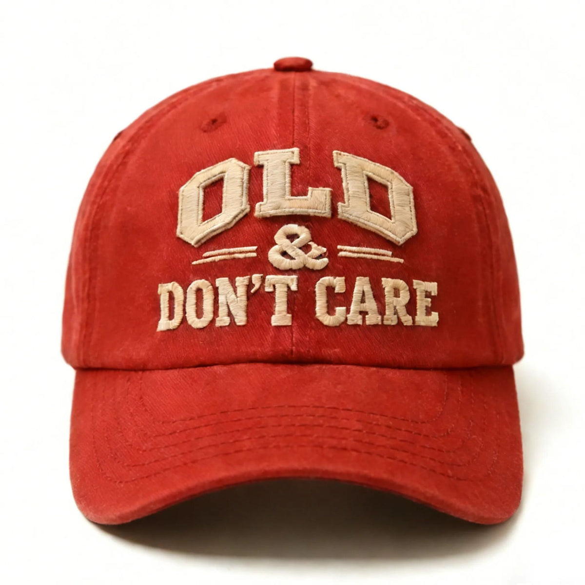 🔥🧢 Ofertă specială de Anul Nou 2026 | Șapcă de baseball în stil vintage, cu aspect uzat: „Și ce dacă sunt bătrân? (Nu-mi pasă)”