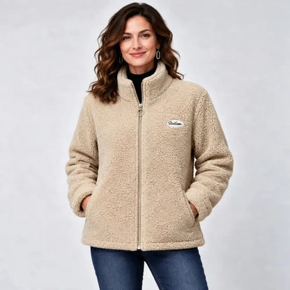 ✨【XL-5XL】Geacă călduroasă, căptușită cu fleece – extrem de groasă și cu căptușeală din fleece.