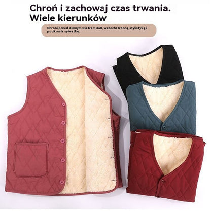 【🔥Kup jeden, a drugi dostaniesz gratis】🔥Nowa, cienka i ciepła kamizelka bez rękawów na jesień i zimę