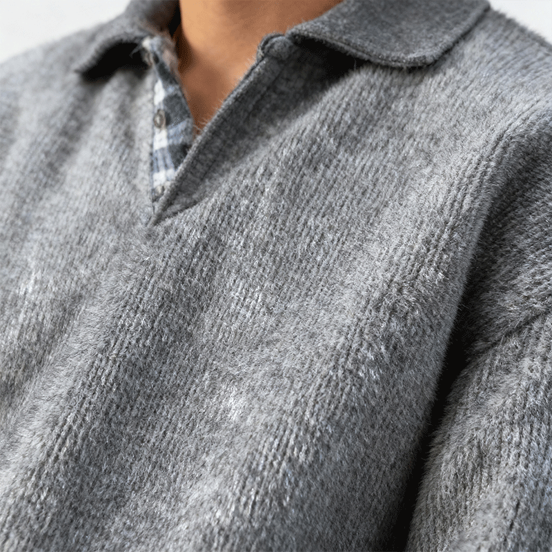 🔥🔥Nowość polowa ceny - promocja【M-3XL】Modne męskie polo z długimi rękawami na jesień i zimą