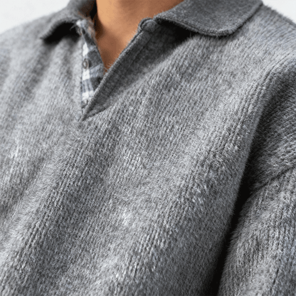 🔥🔥Nowość polowa ceny - promocja【M-3XL】Modne męskie polo z długimi rękawami na jesień i zimą