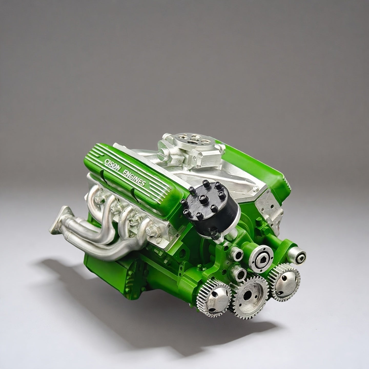 【Купи едно вземи едно】【Мини V8 двигател】Модел на бензинов двигател, DIY комплект за сглобяване на малък V8 двигател, механичен комплект за възрастни