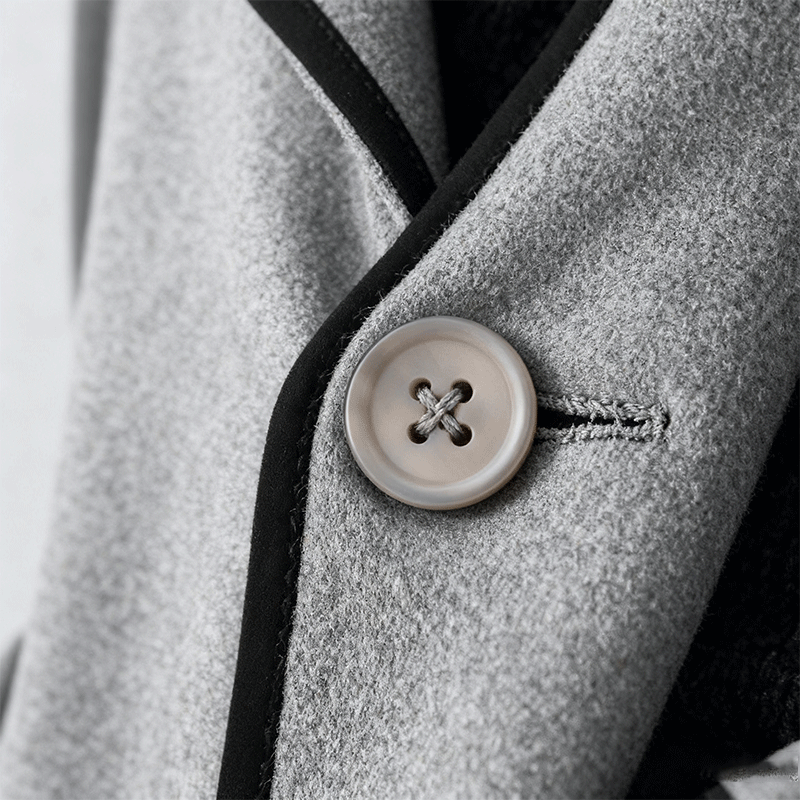 🥰【S-5XL】Nuevo abrigo de peluche multicolor de otoño-invierno, con gorro, cuello amplio y cuello Peter Pan