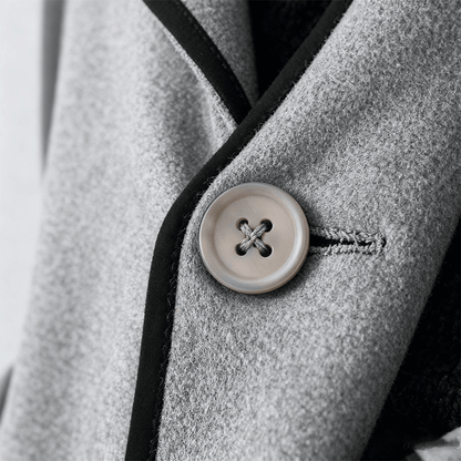 🥰【S-5XL】Nuevo abrigo de peluche multicolor de otoño-invierno, con gorro, cuello amplio y cuello Peter Pan