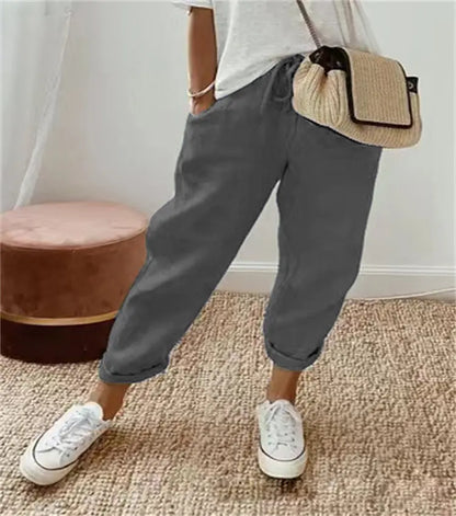 😍💕Ultima zi a promoției -50% Reducere💕Îmbrăcăminte casual din bumbac și in pentru femei