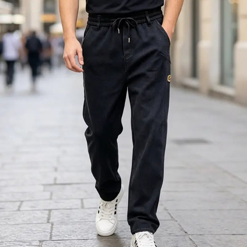 👖【mărimi mari M-6XL】pantaloni casual la modă, cu croială dreaptă și elasticitate ridicată