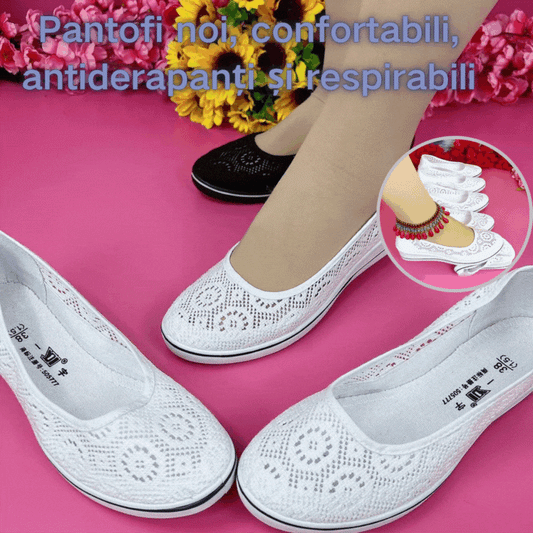 Preț special lichidare stoc🎁【34-41】Pantofi cu pană confortabili, respirabili și antiderapanți, model nou 2025
