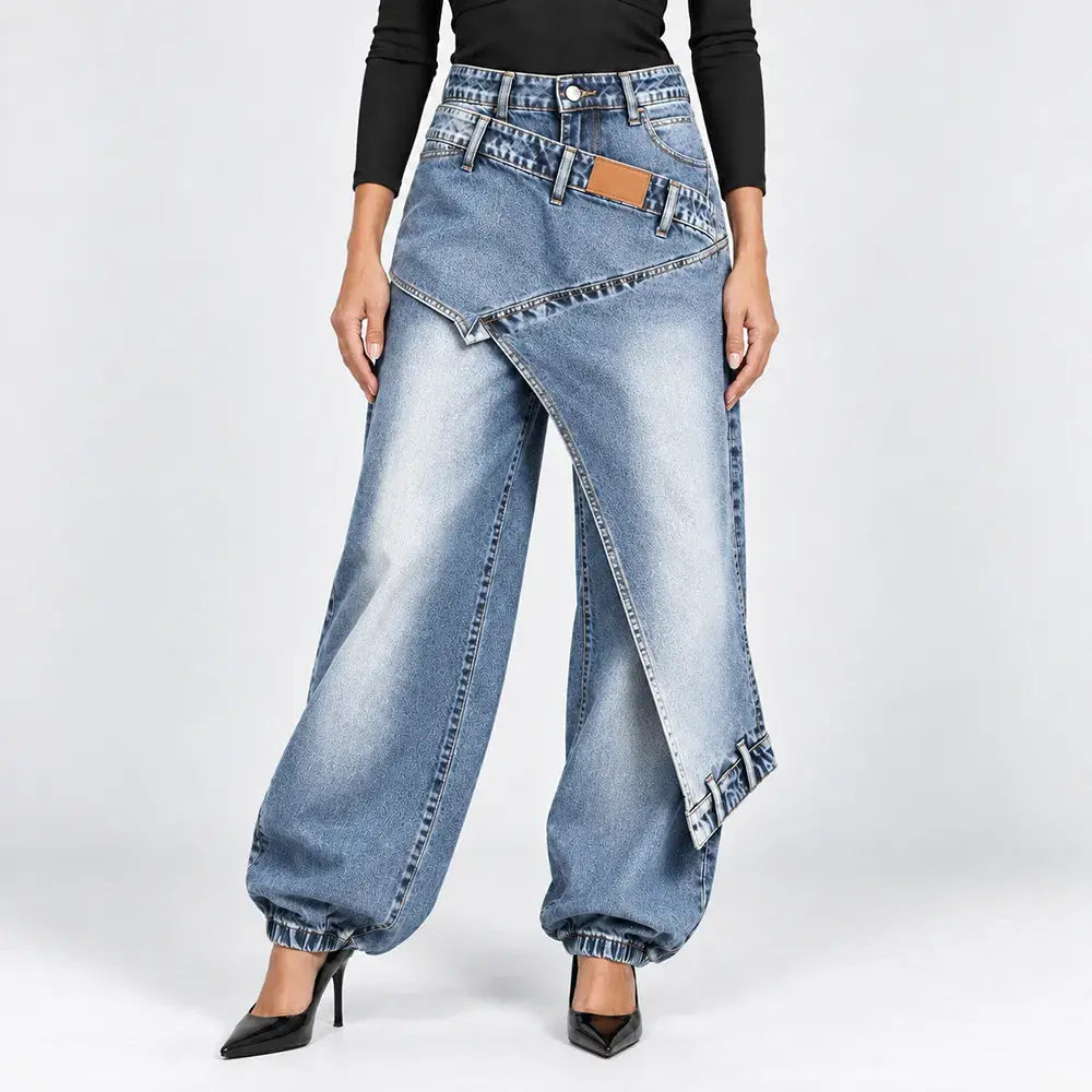 👖【XS-3XL】Blugi cu croială largă – stilați și confortabili ✨💞
