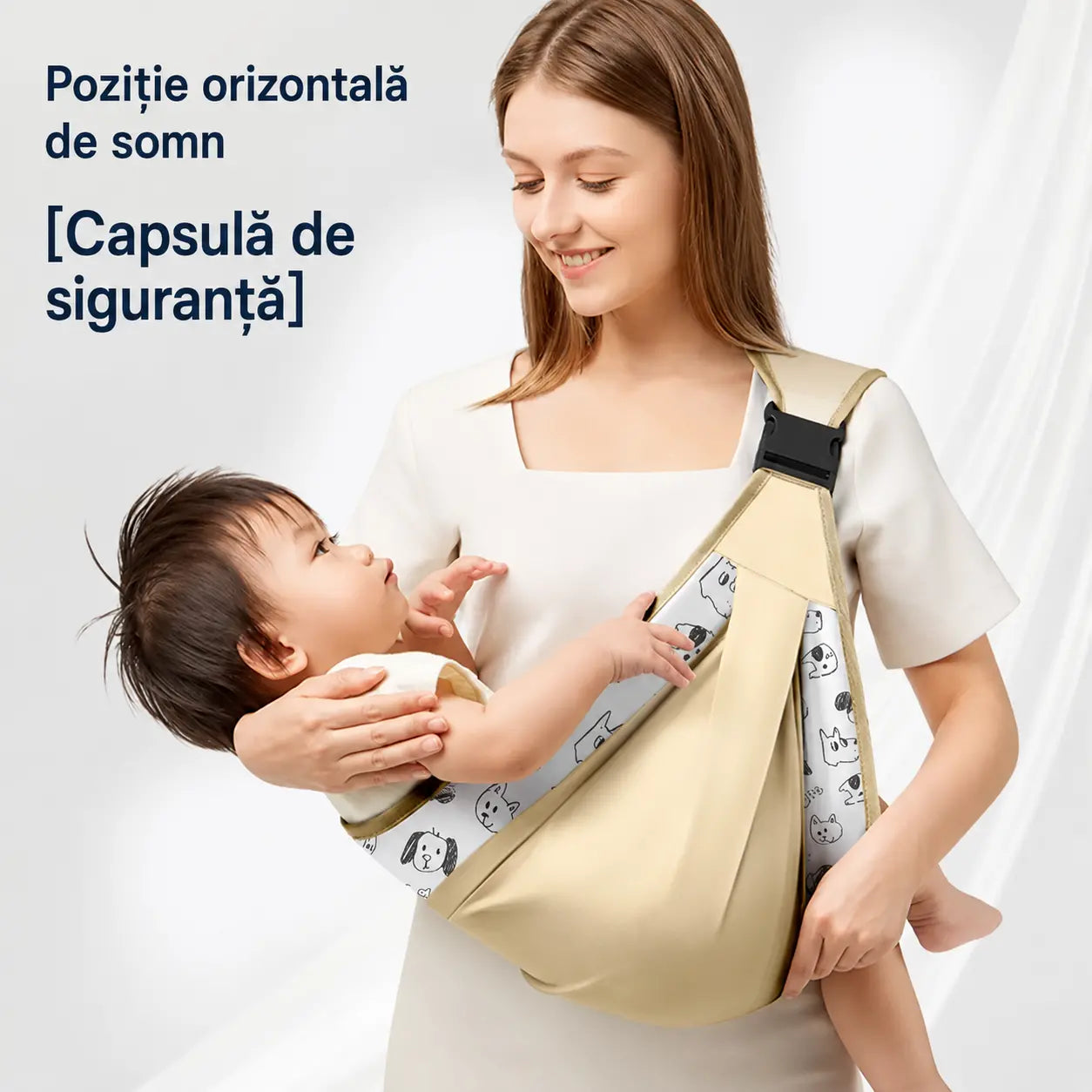 🎉 Peste 50.000 de bucăți vândute! 👶 Marsupiu respirabil 4 în 1 pentru bebeluși: permite purtarea bebelușului în față sau în spate, cu fața spre interior sau spre exterior, confortabil pentru bebeluși de la 0 la 36 de luni. 💞✨