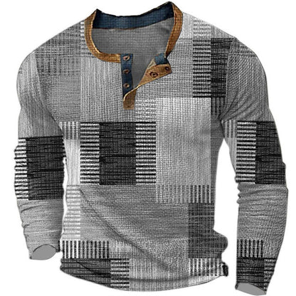 🏆【S–5XL】Noutate pentru toamnă și iarnă – un top elegant pentru bărbați, cu design în contrast și croială confortabilă pentru mărimi mari.