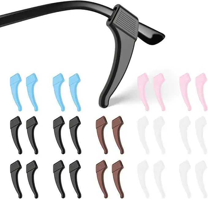 Set Oprit-Alunecare Ochelari din Silicon – Cârlige Anti-Alunecare Mișcare & Confort Maxim (Set 14 Perechi) 👓🥽