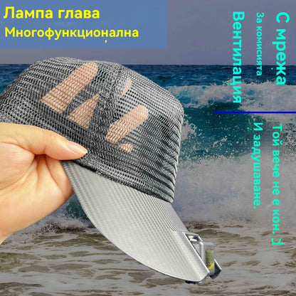 🧢 Акция: половинена цена за новия продукт – вграден интелигентен LED капак с лампа, специално за външно нощно осветление при риболов