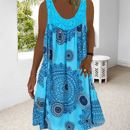 💋👗【40-120 kg】Rochie fără mâneci, fără bretele, potrivire largi, mărimi mari disponibile