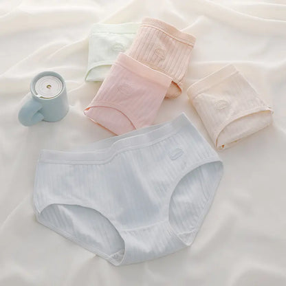 💖🔥【Set de 7 bucăți】Ultima zi – Reducere 50%: Chiloți de damă din bumbac, cu talie înaltă și proprietăți antibacteriene