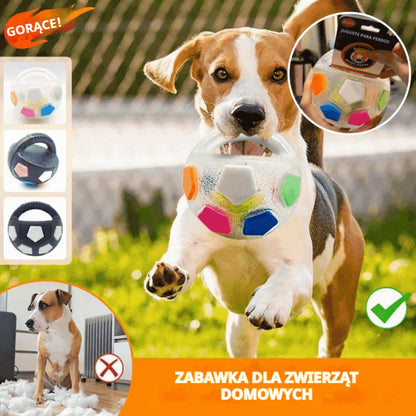 ⚽🐕🐾Kup 1, weź 1 za darmo🔥Zabawka dla psów: piłka nożna, interaktywne akcesoria odporne na gryzienie dla border collie, labradorów i corgi