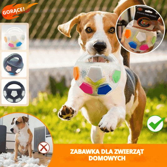 ⚽🐕🐾Kup 1, weź 1 za darmo🔥Zabawka dla psów: piłka nożna, interaktywne akcesoria odporne na gryzienie dla border collie, labradorów i corgi