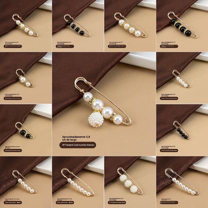 ✨【Set de 13 piese】🌸Set de broșe cu perle: potrivit pentru decorarea cardiganelor și rochiilor